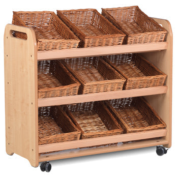 Millhouse STORAGE, TILT TOTE STORAGE, 9 Tubs or Baskets, With 9 Baskets