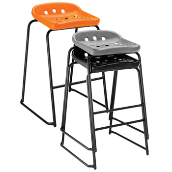 Pepperpot Range, PEPPERPOT RANGE, STOOLS, Overall width 354mm, 610mm Seat height, Non-fire retardant shell, Pink