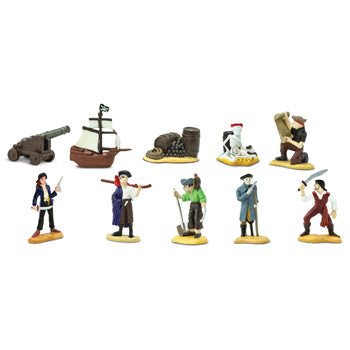 PIRATE MINI FIGURES, Set of 10 pieces