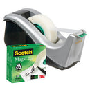 SCOTCH(R) MAGIC(TM) INVISIBLE TAPE, 19mm x 33m, Small Core, Original, 16 Rolls and FREE C60 Dispenser, Pack