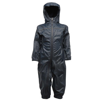 CHILD'S WATERPROOF RAINSUIT, Navy, Navy, 4-5 years, Each