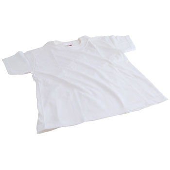 T SHIRTS, PLAIN WHITE, Age 9-11 (1400mm) Chest 32'', Each