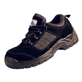 SAFETY FOOTWEAR, UNISEX, Trainer - Black, Size 10, Pair