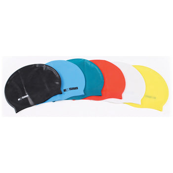 SWIMMING CAPS, Silicone, Assorted, Pack of 6