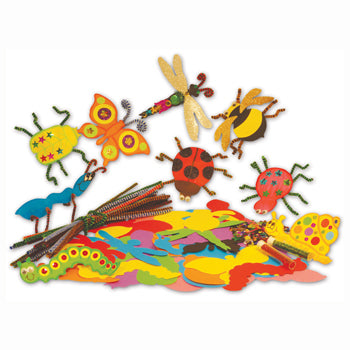 DISPLAY SHAPES, Minibeasts, Pack of 108