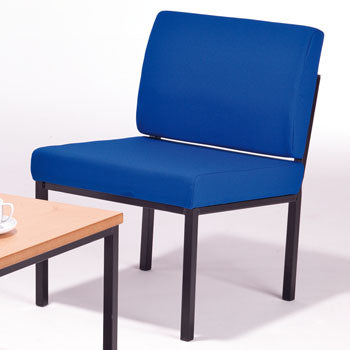 GENERAL SEATING, STEEL RECEPTION RANGE, Chairs, With Beech Arms, Havana
