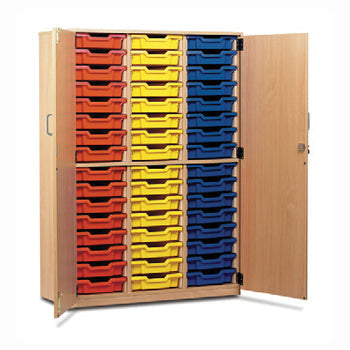 CLASSROOM STORAGE, TRAY STOCK CUPBOARDS, Provision for 48 Shallow Trays