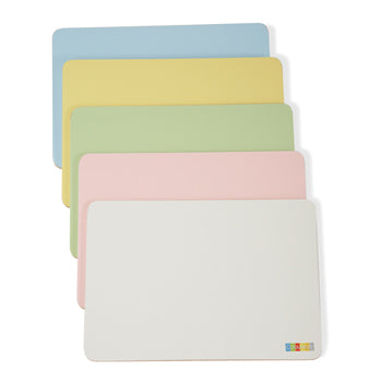 COLOURWIPE(TM) BOARDS, Plain, Yellow, Pack of 5