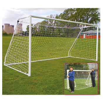 ALUMINIUM FOLDING GOALS PACKAGES, Goals, 9 v 9, 16 x 7', Pair