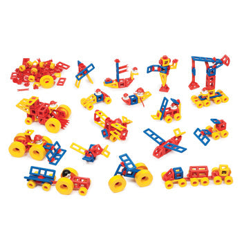 MOBILO, Giant Vehicle Set, Ages 3+, Set of 424 pieces