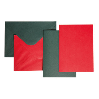 FESTIVE CARD & ENVELOPE PACK, Pack of 50