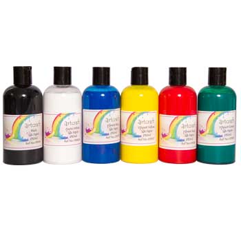 FABRIC PAINTS, Silk Paint, Medium Yellow, 250ml