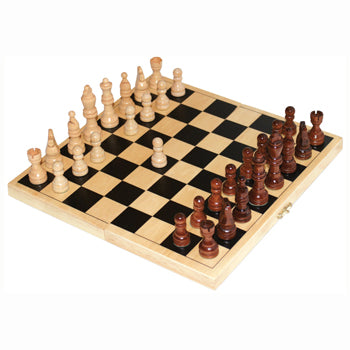 WOODEN CHESS SET, Set