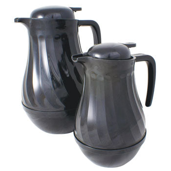 COFFEE JUG, Porcelain Lookalike, Black, 1.2 litres, Each