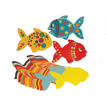 DISPLAY SHAPES, Jumbo Fish, Pack of 100