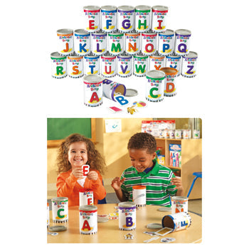 SORTING GAMES, Alphabet Soup Sorters, Age 3+, Set of 26