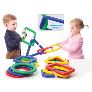 GIANT LINKING SHAPES, Age 3+, Set of 16