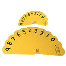 NUMBER FANS, Pupil Size, 115mm long, Pack of 10