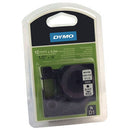 ELECTRONIC LABELLING MACHINES, D1 High Performance Permanent Adhesive Tapes, Polyester, Black/White, Box of 5