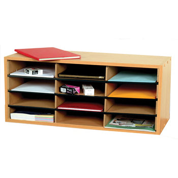 FILING UNITS, LITERATURE SORTERS, 12 Compartments, 740 x 302 x 310mm height