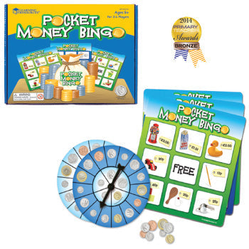 TEACHING MONEY SKILLS, Pocket Money Bingo, Age 5+, Each