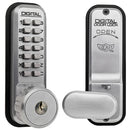 LOCKEY DIGITAL LOCKS, Mortice Latch Deadbolt, With Internal Handle, Key Bypass, Type 2435K, Each