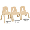 ELEGANT RANGE, ELEGANT CHAIRS, Sizemark 1 - 260mm Seat height, Set of 4