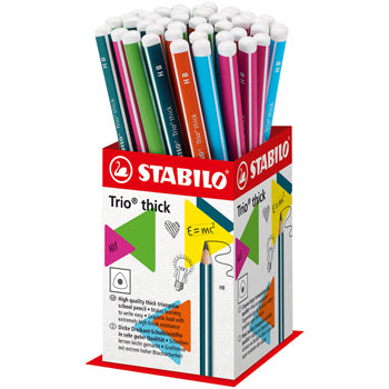 PENCILS STABILO(R) Trio, Thick, Tub of 42