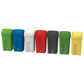 HEAVY-DUTY BINS, CAVALIER, Lime Green, Each