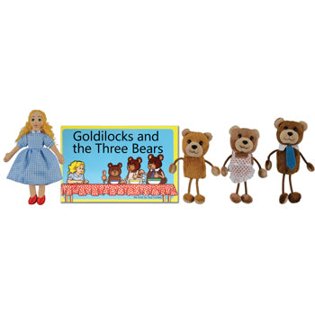PUPPET SETS, Goldilocks and the Three Bears, Set