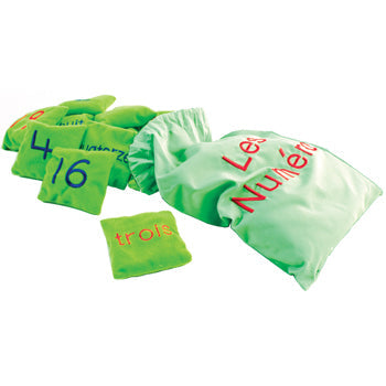FRENCH NUMBER BEANBAGS, Set of 20 pieces