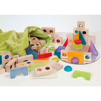 TREASURE BUILDING BLOCKS, Age 3+, Set of 63 peices