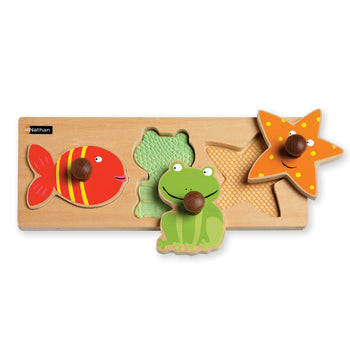 TACTILE PUZZLES, Water Animals, Age 18mths+, Each