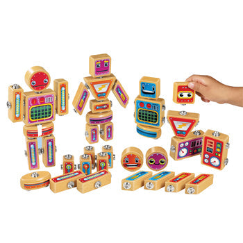 SNAP BOTS, Set of 36 pieces