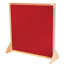 JUNIOR PARTITION BOARDS, Wooden Frame, 1500 x 1200mm, Red