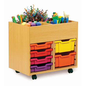 MOBILE UNITS, 4 BAY KINDERBOX, Beech