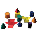 FOLDING GEOMETRIC SHAPES, Coloured, Set of 11 pieces