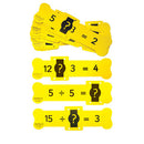 NUMBER CRUNCHERS, Division Set, Set of 100