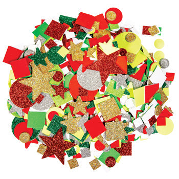 FESTIVE SHAPE ASSORTMENT, Pack of 3000