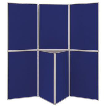 LIGHTWEIGHT FOLD-UP DISPLAY SCREEN, Floor Standing, 7 Panel Screens, Red