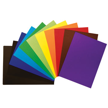 MOUNTING POSTER PAPER, School Mounting Paper, Assorted colours, Pack o