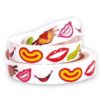 Stickers, Mouths, Roll of 600