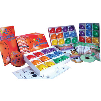 OCARINA SETS, 1-2-3 Ocarina Class Pack, Class Pack