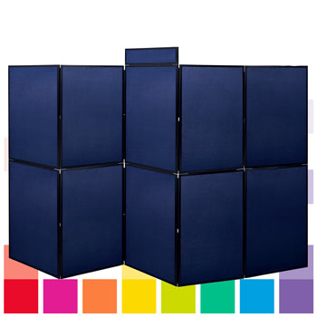 FOLDING DISPLAY SYSTEMS, Floor-standing, 10 Panel Unit, Smartbuy