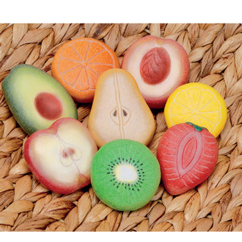 SENSORY PLAY STONES, Fruit, Age 2+, Set