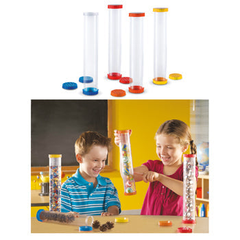 SENSORY TUBES, Age 2+, Set of 4