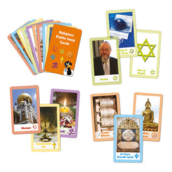 RELIGIOUS FAITHS CARDS, Set of 36