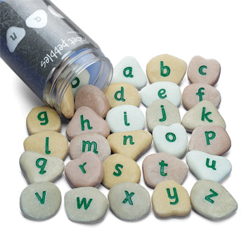 ALPHABET PEBBLES, Age 3+, Set of 26