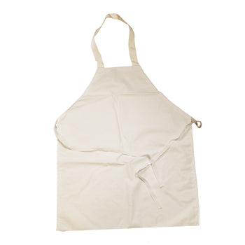 CHILDREN'S, WHITE PLASTIC APRONS, Junior 76 x 56cm, Pack of 10