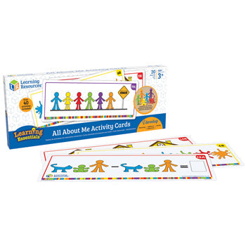 ALL ABOUT ME FAMILY COUNTERS ACTIVITY CARDS, Age 3+, Set